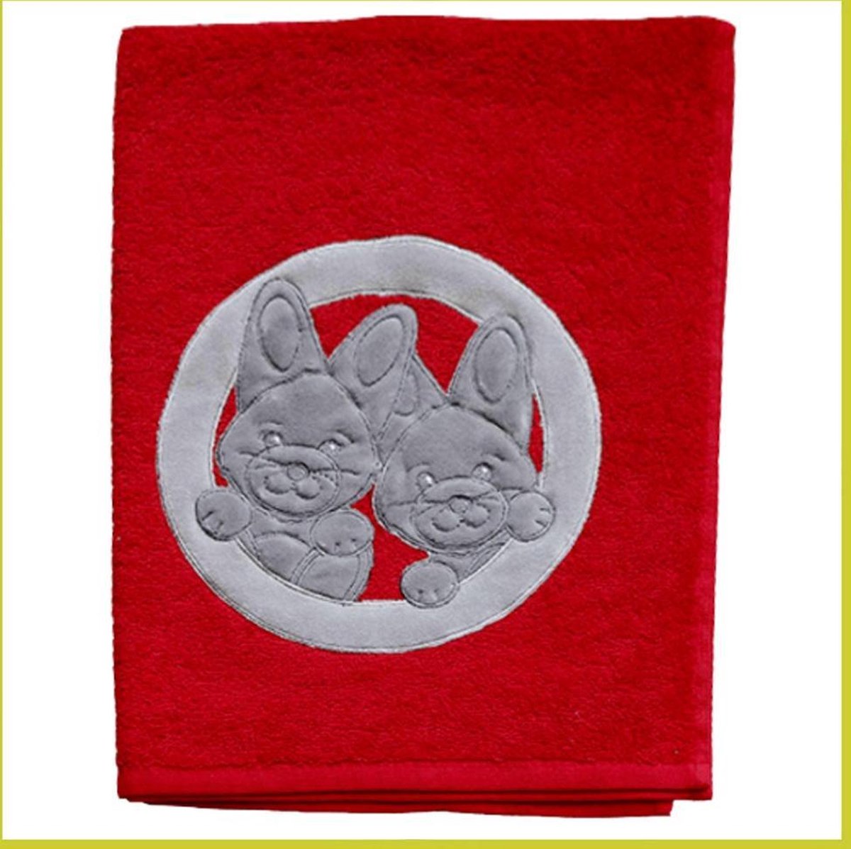 Kiboe Handdoek rood 50*70cm