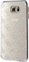 Guess TPU Transparant case 4G - zilver - voor Samsung S7 Edge