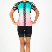 Shebeest Divine Fietsshirt Majestic Palm - XS