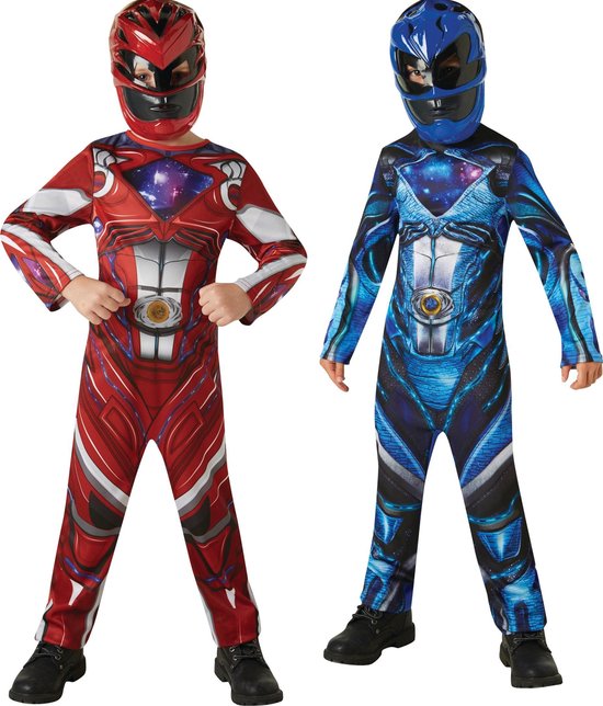Trekker Eentonig honing Blauw en rood Power Rangers™ kostuum voor kinderen - Verkleedkleding |  bol.com