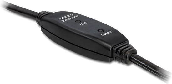 Delock - USB 2.0 Printerkabel met versterker - Zwart - 10 | bol.com