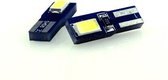 Auto LEDlamp 2 stuks | autoverlichting LED T5 | 2-SMD xenon wit 6500K | CAN-BUS | 12V DC