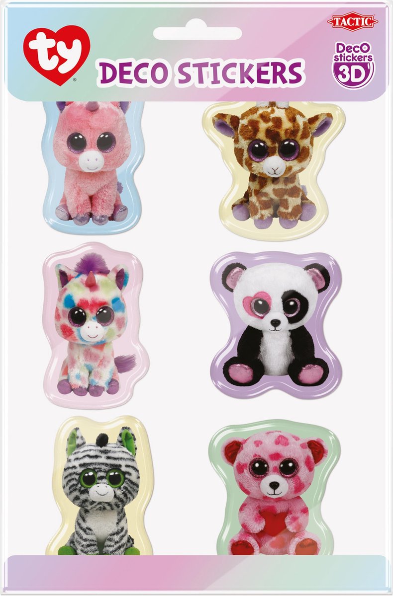 Deco stickers 3D Ty 6 giant stickers