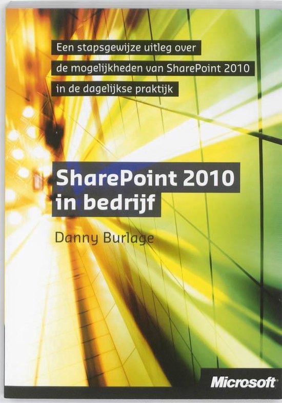 Cover van het boek 'SharePoint 2010 in bedrijf' van Danny Burlage