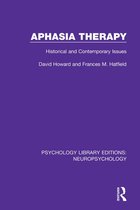 Psychology Library Editions: Neuropsychology - Aphasia Therapy