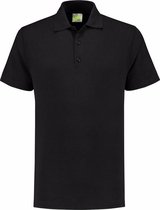 Premium poloshirt 100% katoen voor heren 2XL zwart