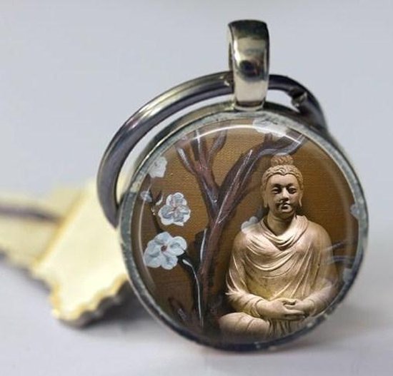 tempo Verscherpen Herenhuis Buddha sleutelhanger cadeau moeder of vader outdoor accessoires boeddha |  bol.com