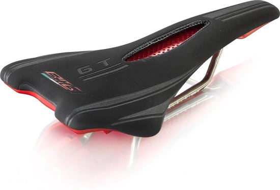 Selle Monte Grappa Zadel Bmg Gt 290 X 135 Mm Zwart/rood