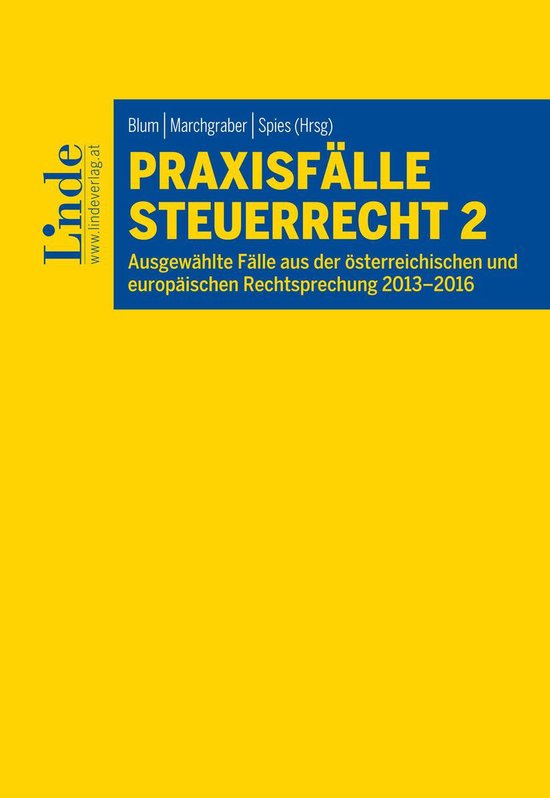 Linde Lehrbuch - Praxisfälle Steuerrecht 2 - cover