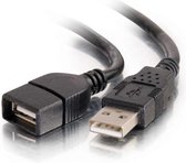 C2G 2M Usb 2.0 A Male To A Female Extention Cable (6.6Ft) - Usb-Verlengkabel - Usb (M) Naar Usb (V) - 2 M - Zwart