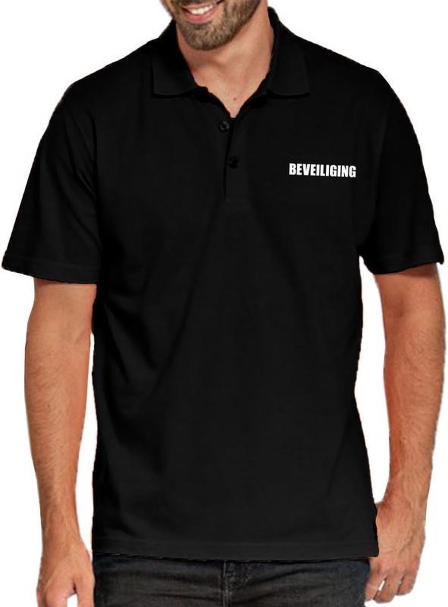 Beveiliging poloshirt zwart voor heren - security polo t-shirt XL | bol.com