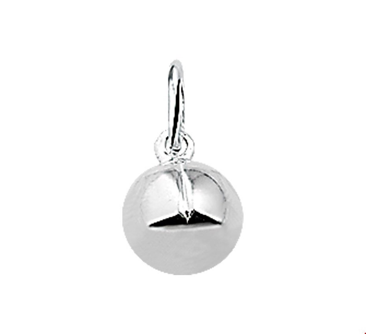 hanger voetbal zilver gerhodineerd