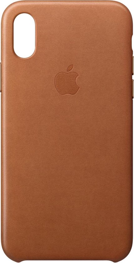 Apple Leren Hoesje voor iPhone X - Bruin | bol.com