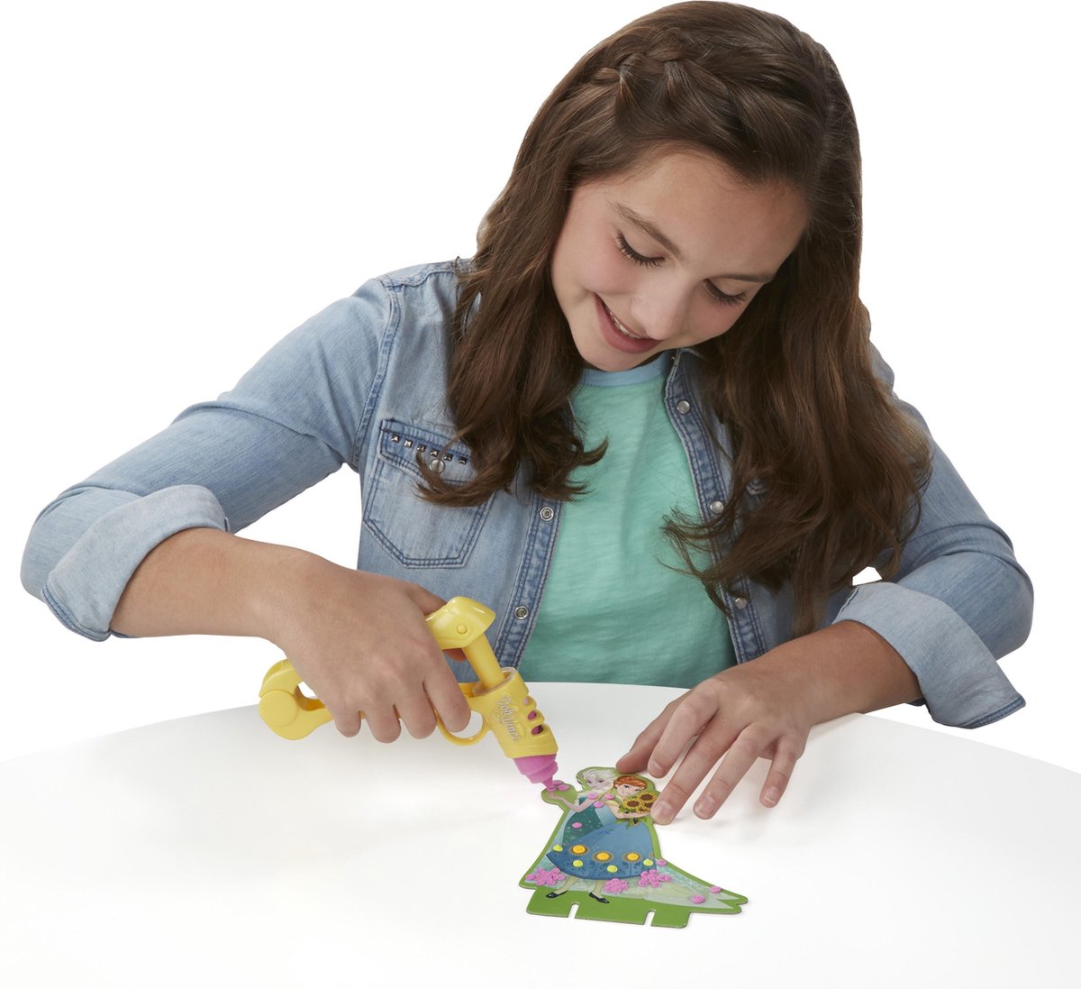 Hasbro Dohvinci Frozen kaptafel - fotolijstje en knutselset - 4 stuks - met glinsterende Deco Pop tube voor sneeuw en ijs effecten — afbeelding 13