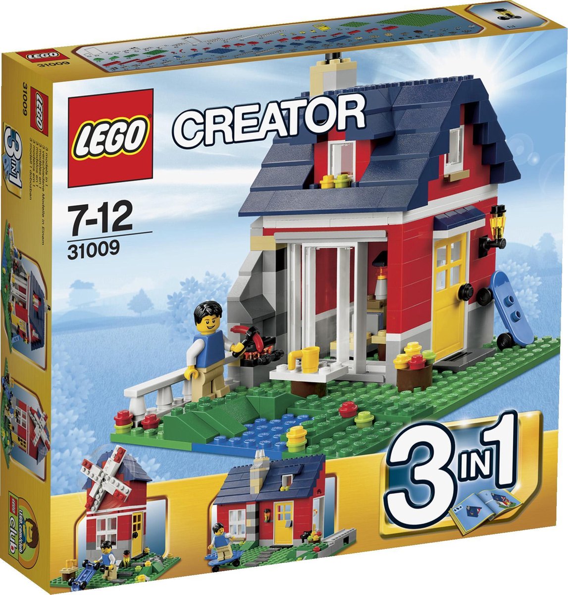 rekenkundig grens Dakloos LEGO Creator Vakantiehuisje - 31009 | bol.com