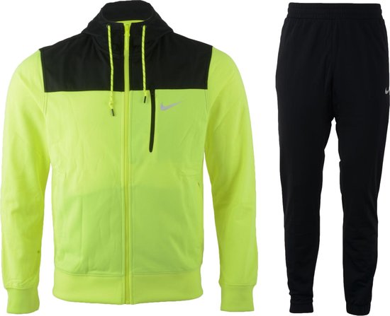 Nike AV 15 Poly Knit - Trainingspak - Heren - Maat XL - Geel/ Zwart |  bol.com