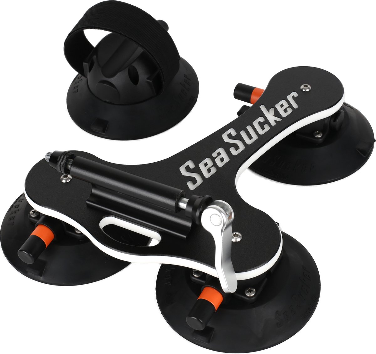 Seasucker Talon fietsendrager - voor één fiets - met krachtige zuignappen - zwart