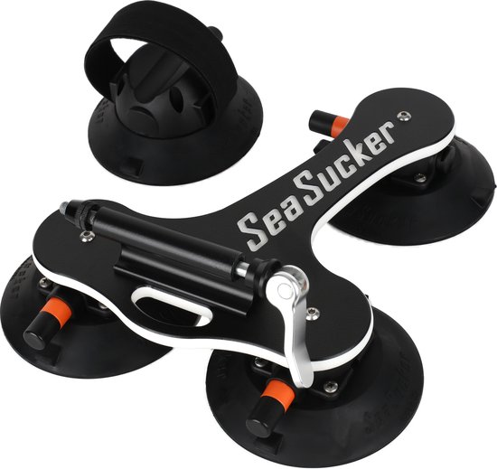Seasucker Talon fietsendrager - voor één fiets - met krachtige zuignappen - zwart