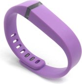 TPU armband voor Fitbit Flex - Kleur - Paars, Maat - S (Small)