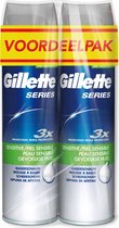Gillette Series Gevoelige Huid - 2x250ml - Scheerschuim