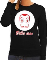 Zwarte Salvador Dali sweater voor dames 2XL