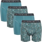 Vinnie-G boxershorts Leaves Print-Light 4-pack