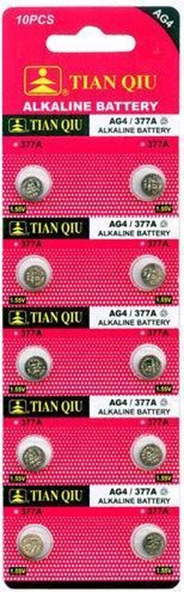 Strip AG4 Batterijen - 10 stuks - T&E