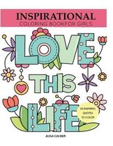 Inspirational Coloring Book for Girls