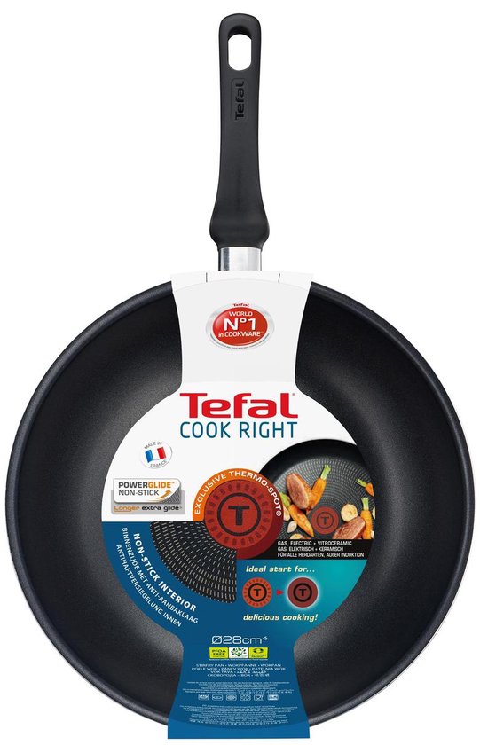 Tefal Cook Right B35219 - Wokpan 28 cm | bol.com