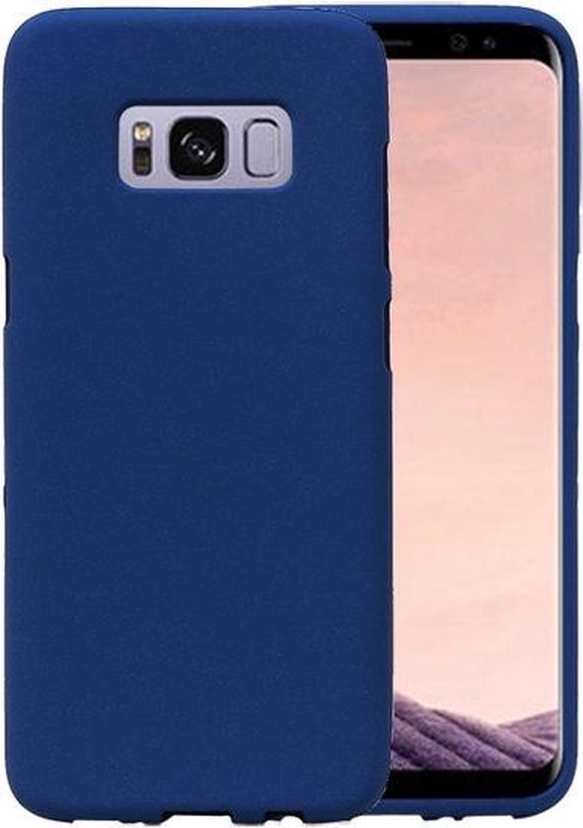 BestCases.nl Blauw Zand TPU back case cover hoesje voor Samsung Galaxy S8+ Plus
