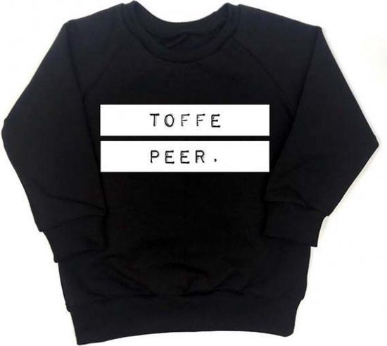 Babysweater Echo | Toffe Peer | Black | KMDB | | bol.com