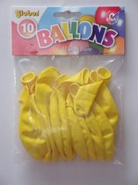 Gele Ballonnen 30cm 10 stuks