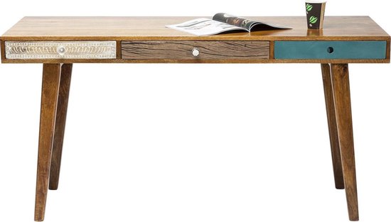 Malibu bureau 150cm bruin - Kare Design | bol.com