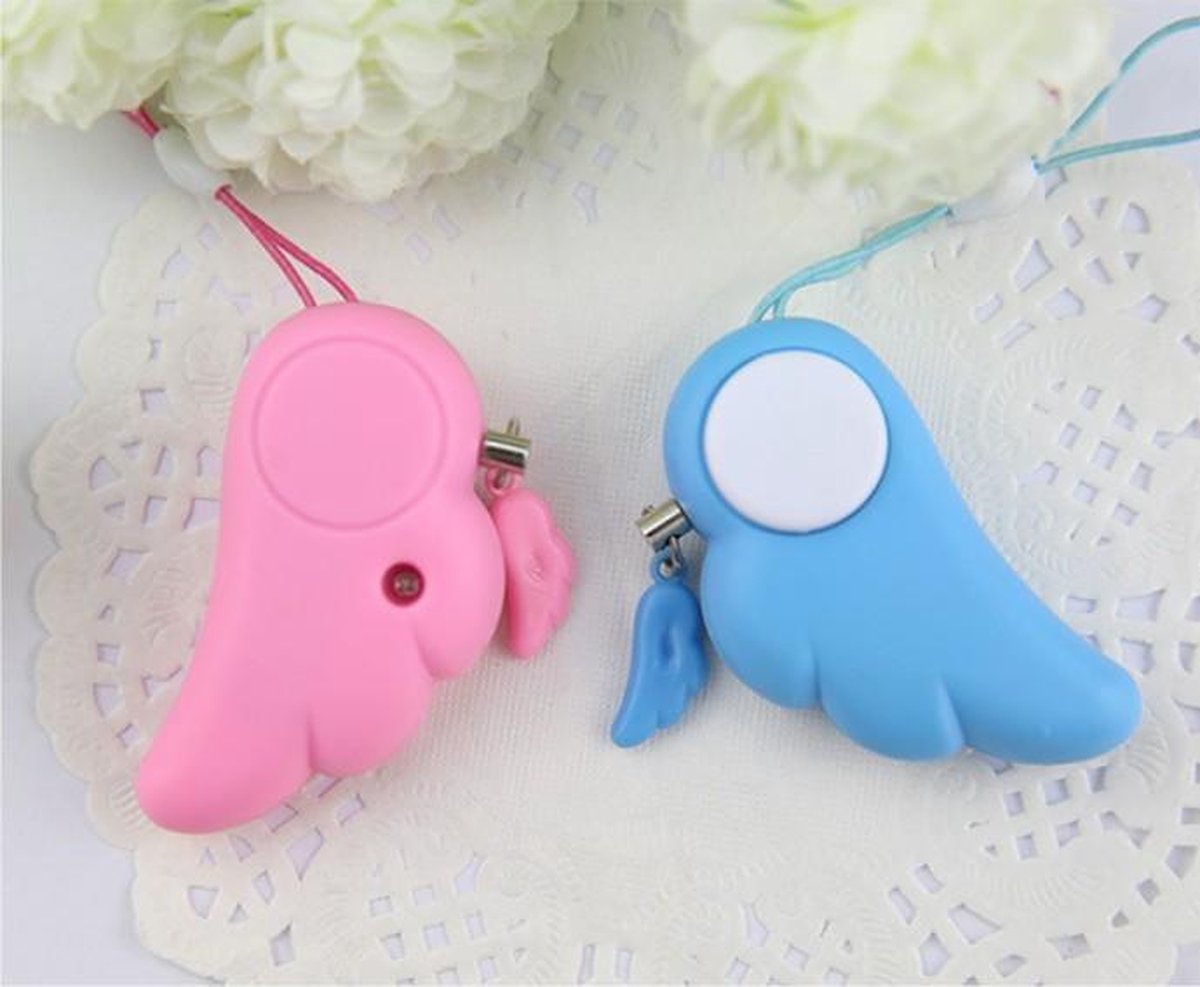 Persoonlijke Alarm - Zelfverdediging Sleutelhanger Alarm - Persoonlijke Bescherming - Vrouwen Security Verkrachting Alarm - Blauw