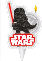 DEKORA - Star Wars Darth Vader verjaardagskaars - Decoratie > Taartdecoraties