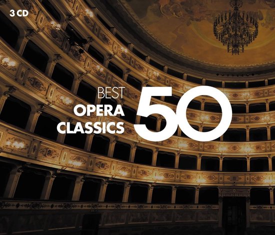 50 Best Opera (3 Klassieke Muziek CD) Mozart - Puccini - Wagner