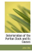 Deterioration of the Puritan Stock and Its Causes