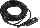 5 Meter Lange 7mm USB Endoscoop I IP67 Waterdicht 6 Witte LED Lampjes LED Snake Inspectie Tube Video Camera - geschikt voor PC of Laptop  - Windows