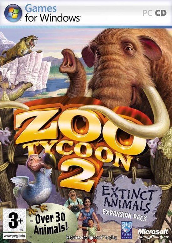 Zoo Tycoon 2 - Uitgestorven Diersoorten - PC