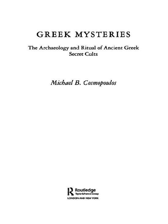 Greek Mysteries - cover