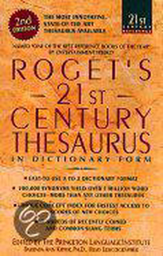 Foto: Roget s 21st century thesaurus in dictionary form