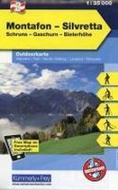 KuF Österreich Outdoorkarte 02 Montafon - Silvretta 1 : 35 000
