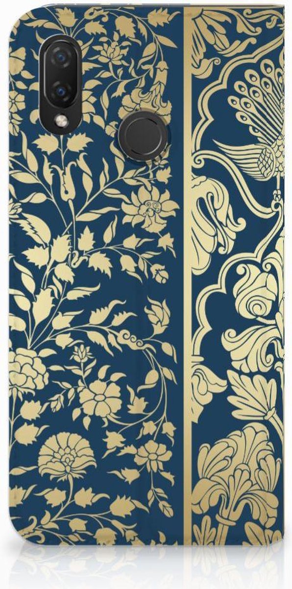 Huawei P Smart Plus Smart Cover Beige Flowers