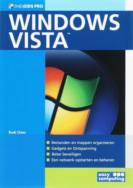 Cover van het boek 'Snelgids pro Windows Vista' van Rudi Claes