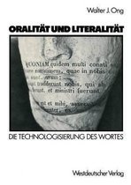 Oralitat Und Literalitat