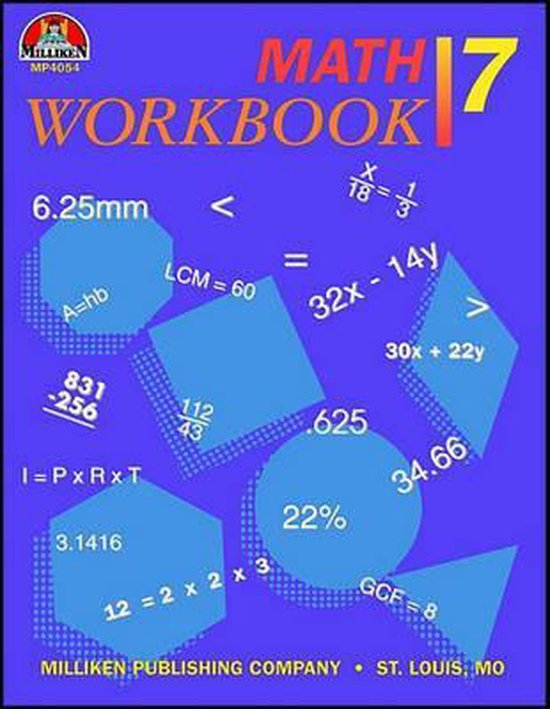 Math Workbook Grade 7, Beverly Nance 9780883353790 Boeken