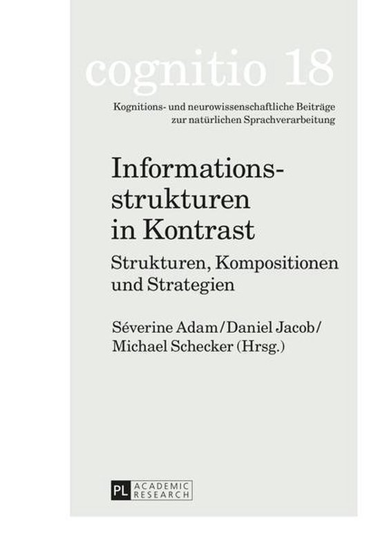cognitio 18 - Informationsstrukturen in Kontrast - cover