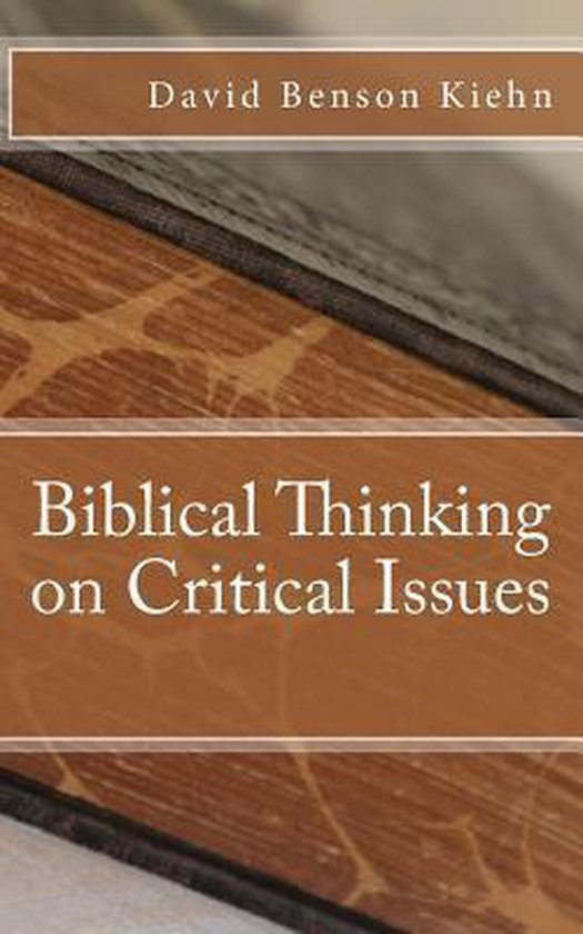 biblical teaching on critical thinking
