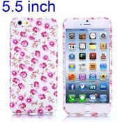 iPhone 6(S) PLUS (5.5 inch) - hoes cover case - TPU - Bloemen