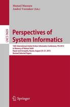Lecture Notes in Computer Science 9609 - Perspectives of System Informatics
